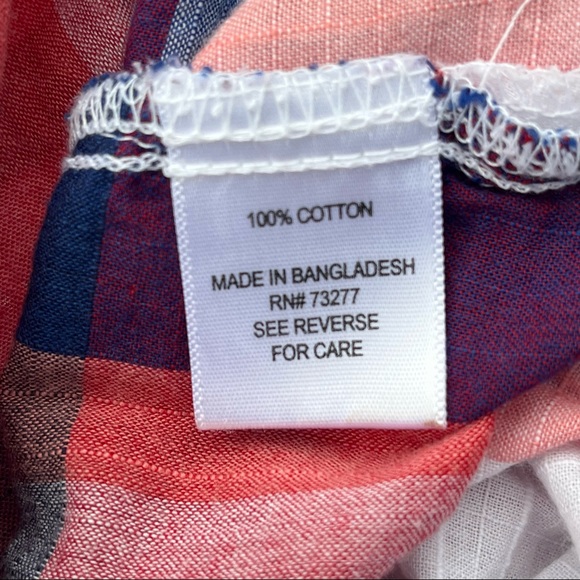 Croft & Barrow | Plaid Sleeveless Button Up - Picture 6 of 6